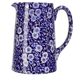 Blue Calico Medium Tankard Jug